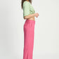 POM Amsterdam Pants PANTALON - Raspberry Linen