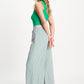 POM Amsterdam Pants PANTALON - Seersucker Green Pink