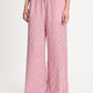 POM Amsterdam Pants PANTALON - Seersucker Red White