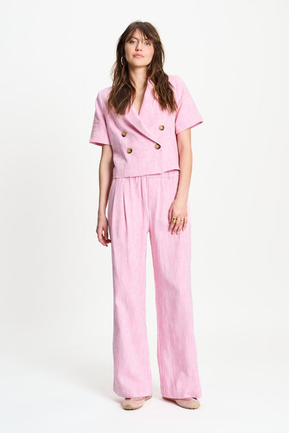 POM Amsterdam Pants Pink / 34 PANTALON - Shell Pink