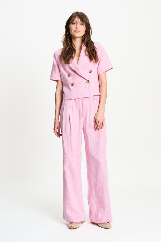 POM Amsterdam Pants Pink / 34 PANTALON - Shell Pink