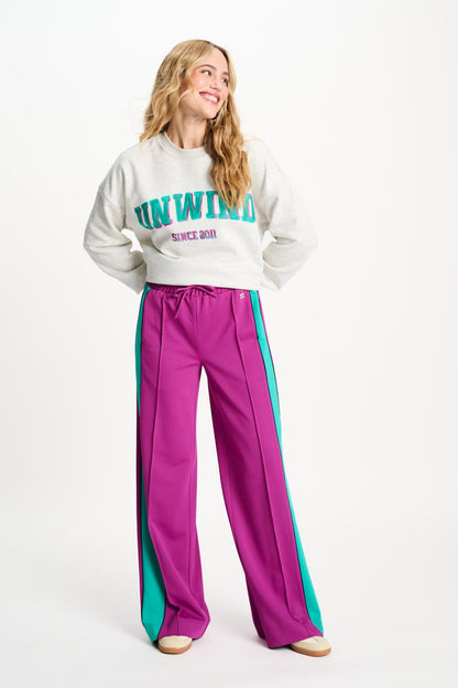 POM Amsterdam Pants Purple / 34 PANTALON - Colourblock Wild Purple