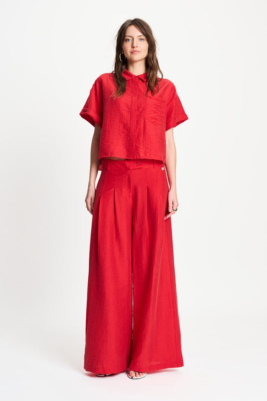 POM Amsterdam Pants Red / 34 PANTALON - Bloom Red