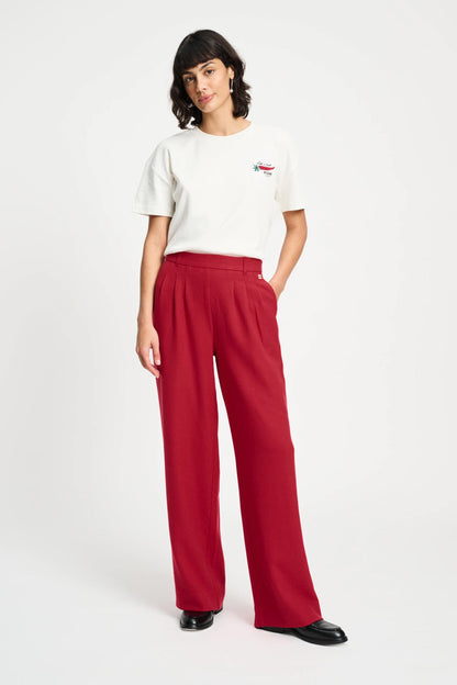 POM Amsterdam Pants Red / 34 PANTALON - Chili Red