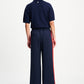 POM Amsterdam Pants TRACKPANTS - Stripe Night Blue