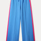POM Amsterdam Pants TRACKPANTS - Striped Smashing Blue