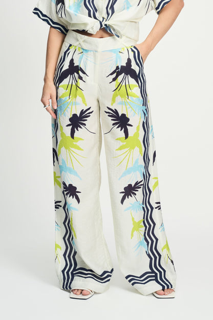 POM Amsterdam Pants White / 34 PANTALON - Artisan Lime