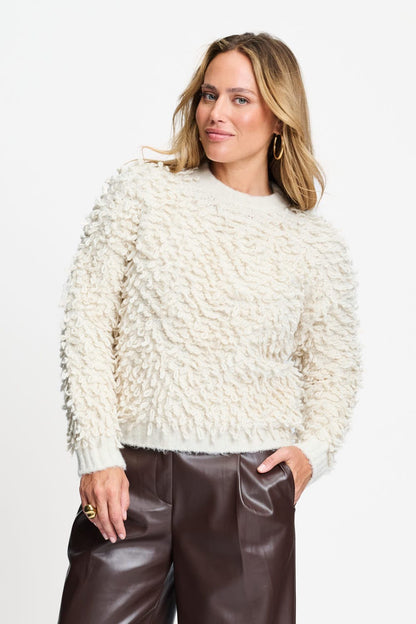 POM Amsterdam Pullovers Beige / 34 PULLOVER - Naomi Ivory