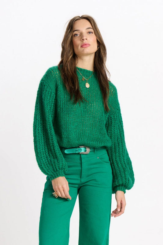 POM Amsterdam Pullovers Green / 36 PULL - Fern Green