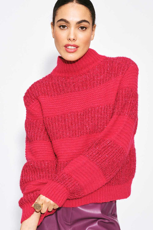 POM Amsterdam Pullovers Pink / 34 PULLOVER - Kate Ultra Pink