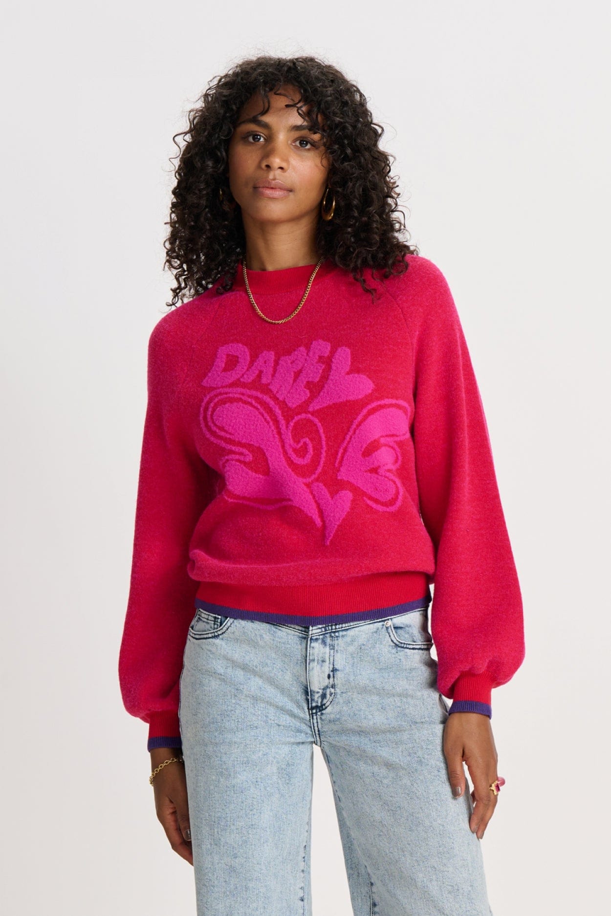POM Amsterdam Pullovers PULL - DARE Scarlet Red