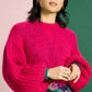 POM Amsterdam Pullovers PULL - Fiery Pink