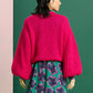 POM Amsterdam Pullovers PULL - Fiery Pink
