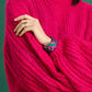 POM Amsterdam Pullovers PULL - Fiery Pink