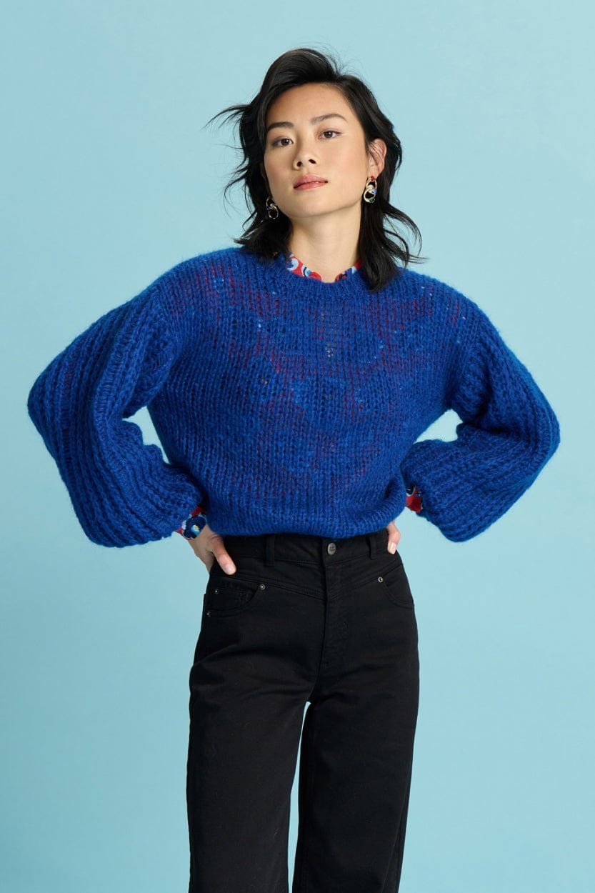 POM Amsterdam Pullovers PULL - Royal Blue