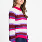 POM Amsterdam Pullovers PULLOVER - Faye Striped Red