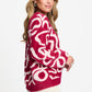 POM Amsterdam Pullovers PULLOVER - Frida Bow Burgundy Red