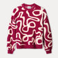 POM Amsterdam Pullovers PULLOVER - Frida Bow Burgundy Red