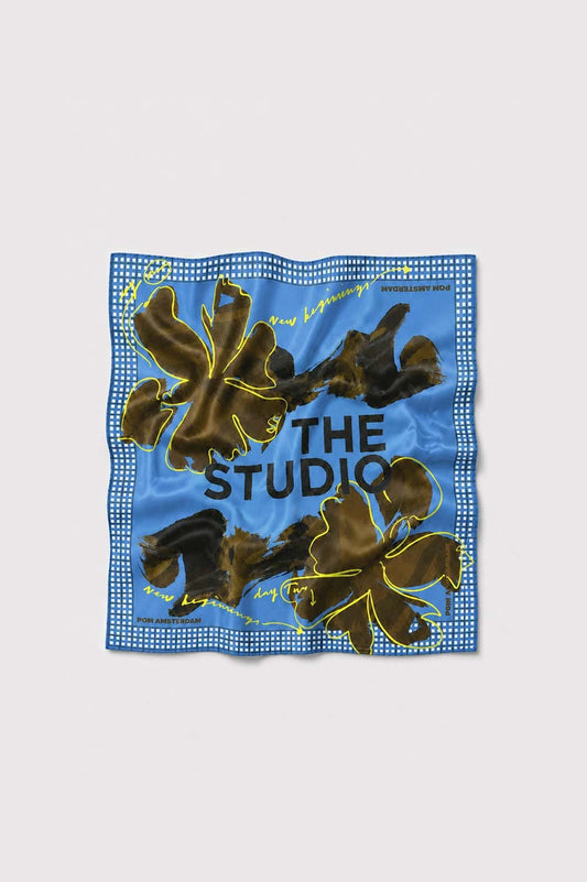 POM Amsterdam Scarves Blue / OS SHAWL - Maud The Studio