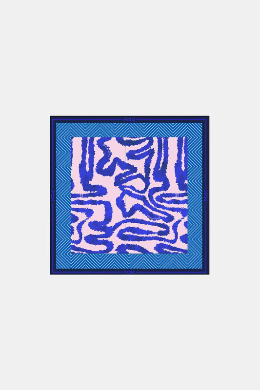 POM Amsterdam Scarves Multi colour / OS ECHARPE - Waves Pink