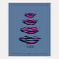 POM Amsterdam Shawls Blue / OS ECHARPE - Bisous