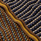 POM Amsterdam Shawls Blue / OS ÉCHARPE - Contours Royal Blue