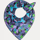 POM Amsterdam Shawls Blue / OS ÉCHARPE - Double Flower Pop Blue