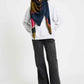 POM Amsterdam Shawls Blue / OS ECHARPE - Fleurs Parfaites