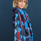 POM Amsterdam Shawls Blue / OS ÉCHARPE - Flower Pop Blue