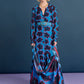 POM Amsterdam Shawls Blue / OS ÉCHARPE - Flower Pop Blue