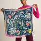 POM Amsterdam Shawls Blue / OS ÉCHARPE - Full Glow Multi