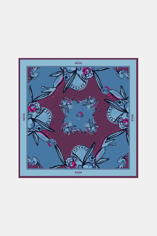 POM Amsterdam Shawls Blue / OS ECHARPE - Mystic Dinner