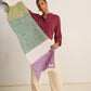 POM Amsterdam Shawls Blue / OS ÉCHARPE - Stripes French Violet