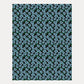 POM Amsterdam Shawls Blue / OS ECHARPE - Wild Flowers Blue