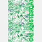 POM Amsterdam Shawls Green / OS ECHARPE - Beach Vibes Linen
