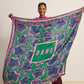 POM Amsterdam Shawls Green / OS ÉCHARPE - DARE Flower Pop Pink