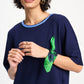 POM Amsterdam Shawls Green / OS SHAWL - Waves Green Petite