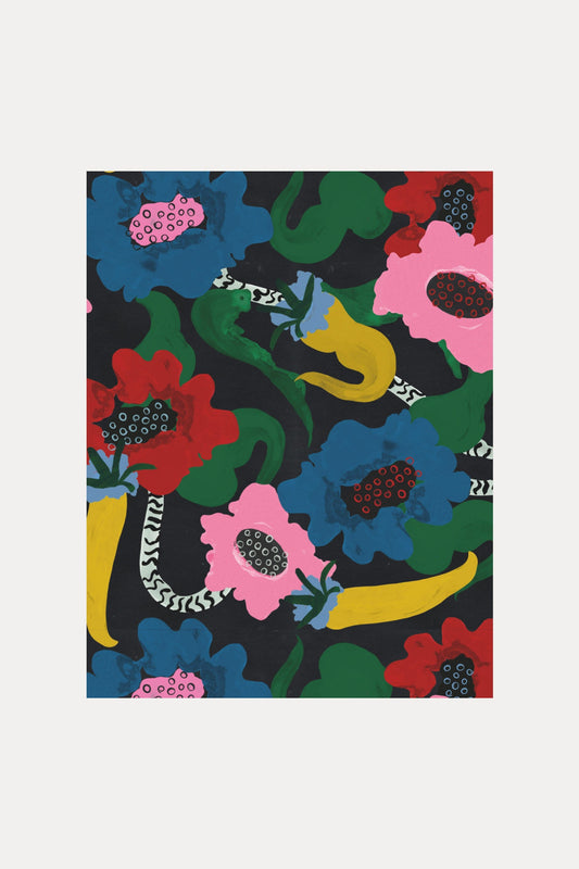 POM Amsterdam Shawls Multi colour / OS ECHARPE - Autumn Garden