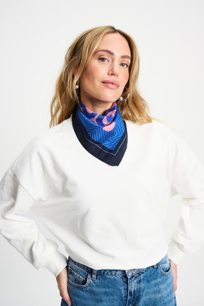 POM Amsterdam Shawls Multi colour / OS ECHARPE - Waves Pink Petite