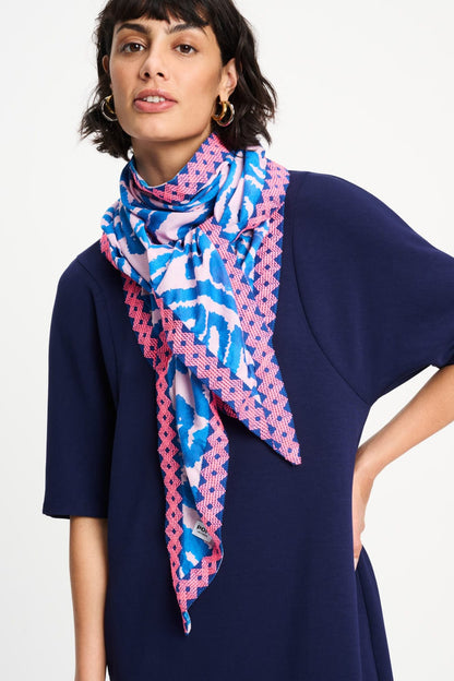 POM Amsterdam Shawls Multi colour / OS SHAWL - Hero Waves Pink