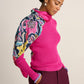 POM Amsterdam Shawls Pink / OS ÉCHARPE - Double Full Glow Deep Blue