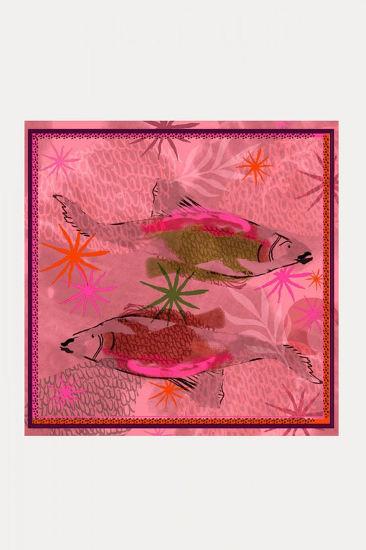 POM Amsterdam Shawls Pink / OS ÉCHARPE - Fantastique Rose