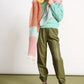 POM Amsterdam Shawls Pink / OS ÉCHARPE - Stripes French Pink