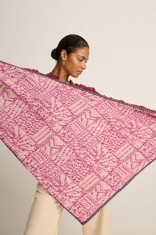 POM Amsterdam Shawls Pink / OS ÉCHARPE - Twinkles Powder Pink