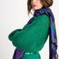 POM Amsterdam Shawls Purple / OS ÉCHARPE - Brushwork Lilac