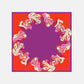POM Amsterdam Shawls Purple / OS ECHARPE - Urban Flora Purple Petite