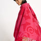 POM Amsterdam Shawls Red / OS CAPE - Flower Glory Pink