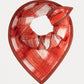 POM Amsterdam Shawls Red / OS ÉCHARPE - Checks Scarlet Red