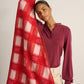 POM Amsterdam Shawls Red / OS ÉCHARPE - Checks Scarlet Red