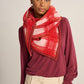 POM Amsterdam Shawls Red / OS ÉCHARPE - Checks Scarlet Red